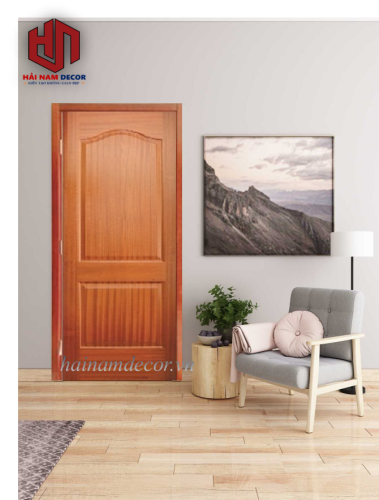 Cửa gỗ công nghiệp SD 2N2 - Căm xe