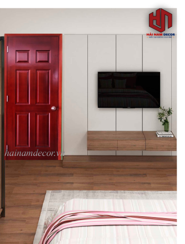 Cửa gỗ công nghiệp SD 6K1 - xoan đào