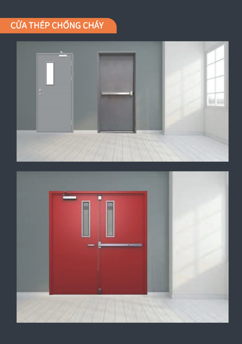 CỬA THÉP CHỐNG CHÁY